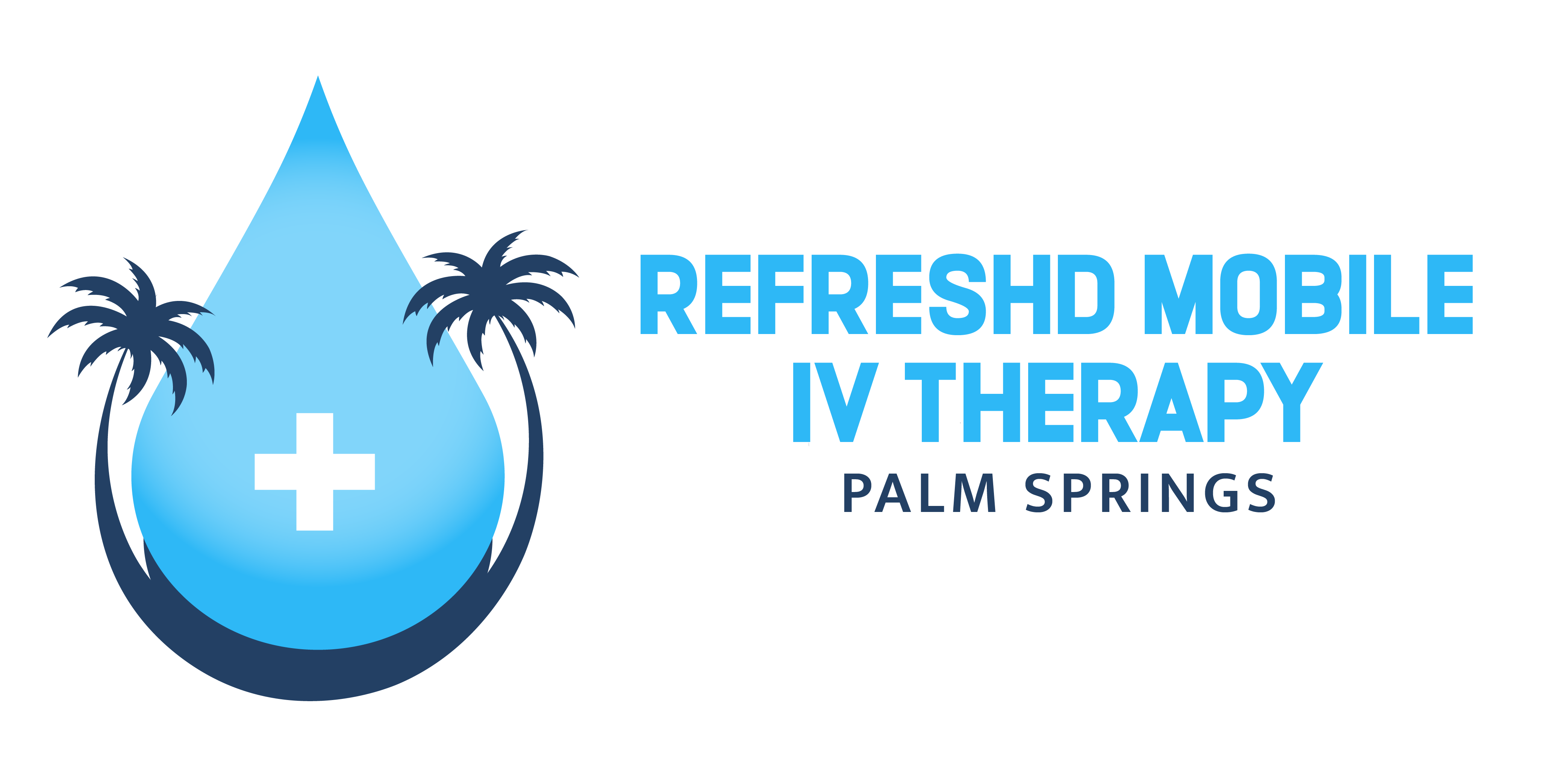 Refresh Mobile IV Therapy Palm Springs Horizontal Logo2